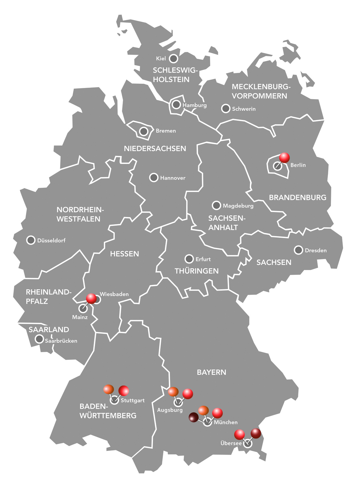 4workX – unsere Standorte IT unter einem Dach
